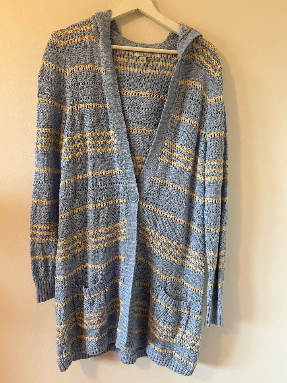 L.L. Bean open-front knit cardigan women's XL